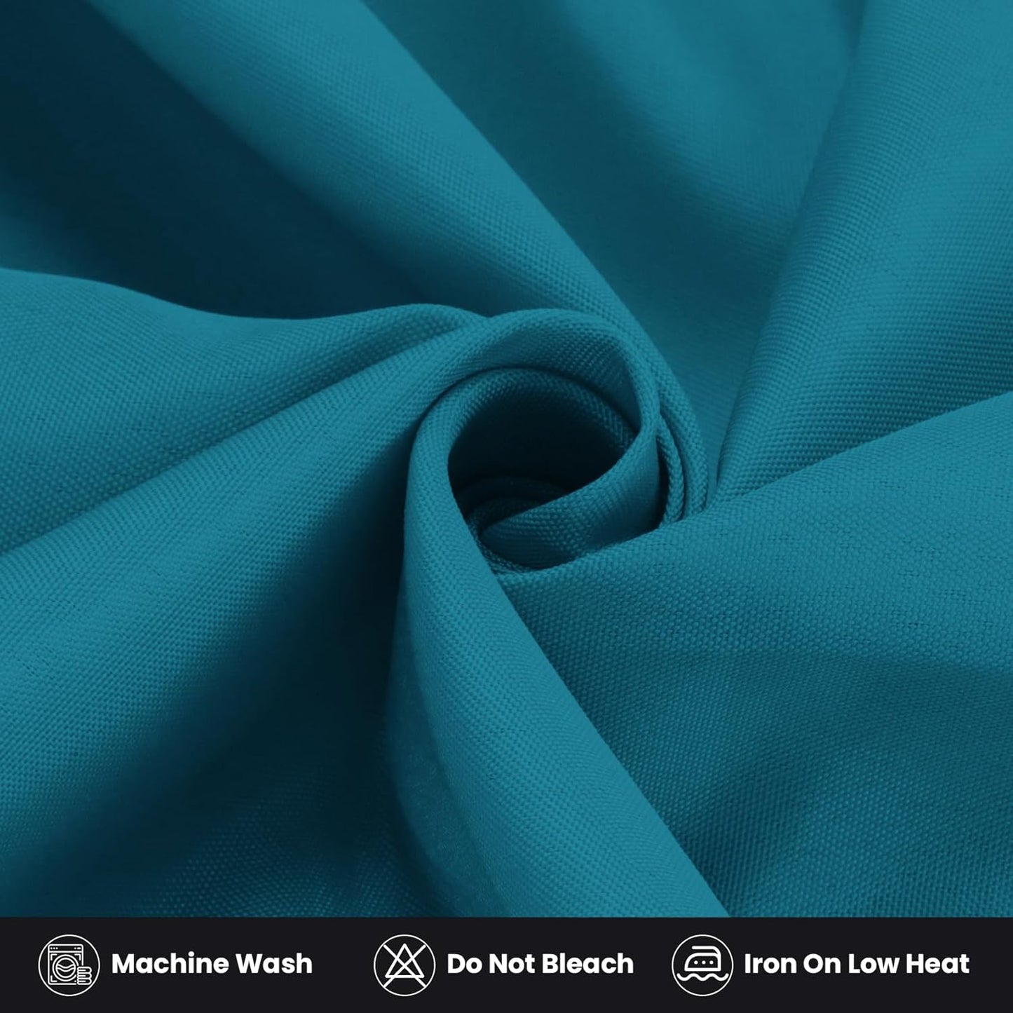 Ascoza 2 Pack Fitted Tablecloth for 8 Foot Rectangle 96 x 30 Inch Caribbean Blue Table Covers Water Resistant Polyester Cloth for Folding, Parties,Display, Trade Show (Caribbean Blue)