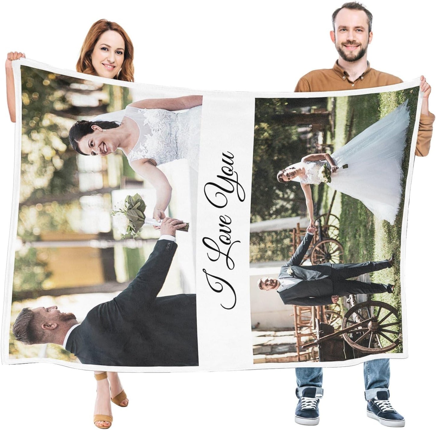 Personalized Gifts for Couples, Custom Blankets with Photos, Personalized Blanket with Picture, Customized Blankets with Pictures, Personalized Gifts for Wedding, Anniversary, Wife Gifts