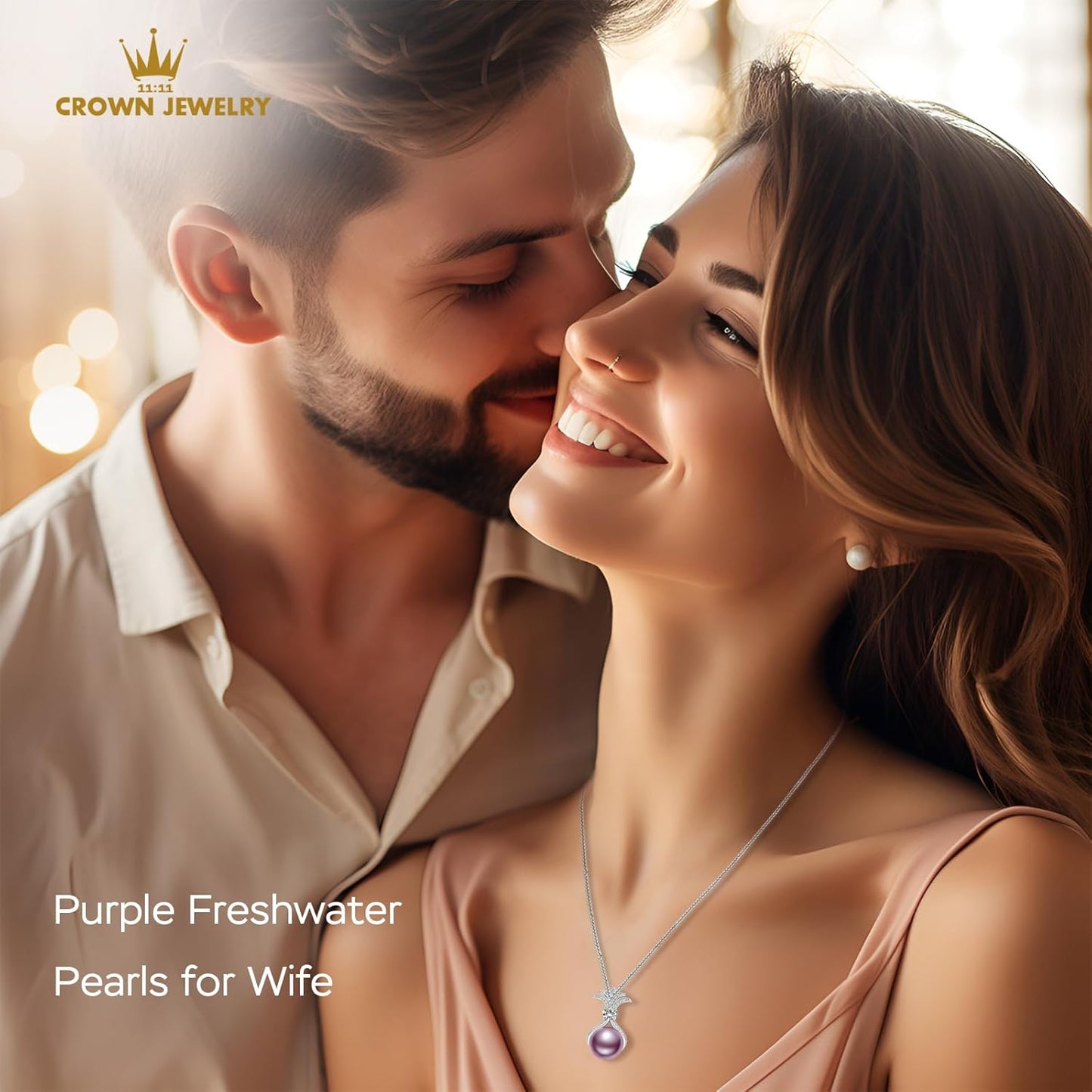 Gifts for Wife Women Anniversary -Pearl Necklace -Mom Girlfriend Her Fine Jewelry Mothers Day Valentines Christmas Birthdays Gift