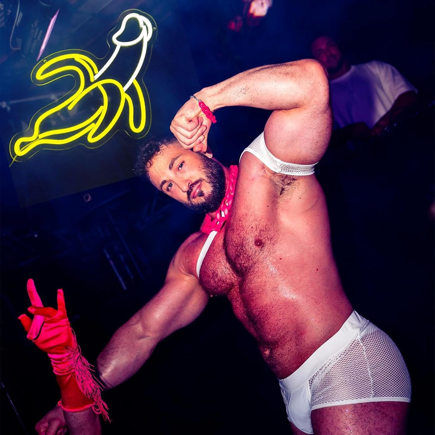 Penis LED Neon Sign, Funny Creativity Adult Bedroom Wall Decor, Novelty LED Neon Light for Bachelorette Party, College Dorm, Man Cave,Club,Wedding,Bar,A Adult Gift For A Gay Man