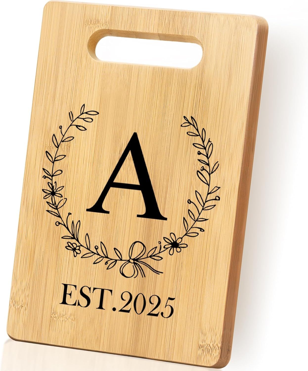 Personalized Cutting Board, Monogrammed Wedding Gift for Couple Newlywed 2025, Initial Birthday Gifts for Women, Gift for Bridal Shower Wedding Shower Engagement Anniversary Housewarming(Letter-A)