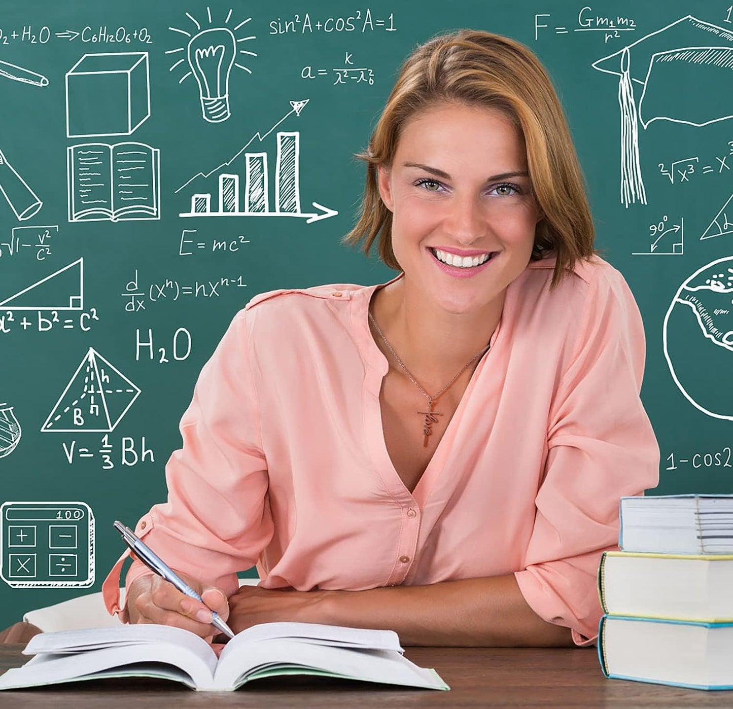 Lcherry Faith Cross Pendant Necklace for Women Religious Christian Jewelry Mother's Day Gifts for Women