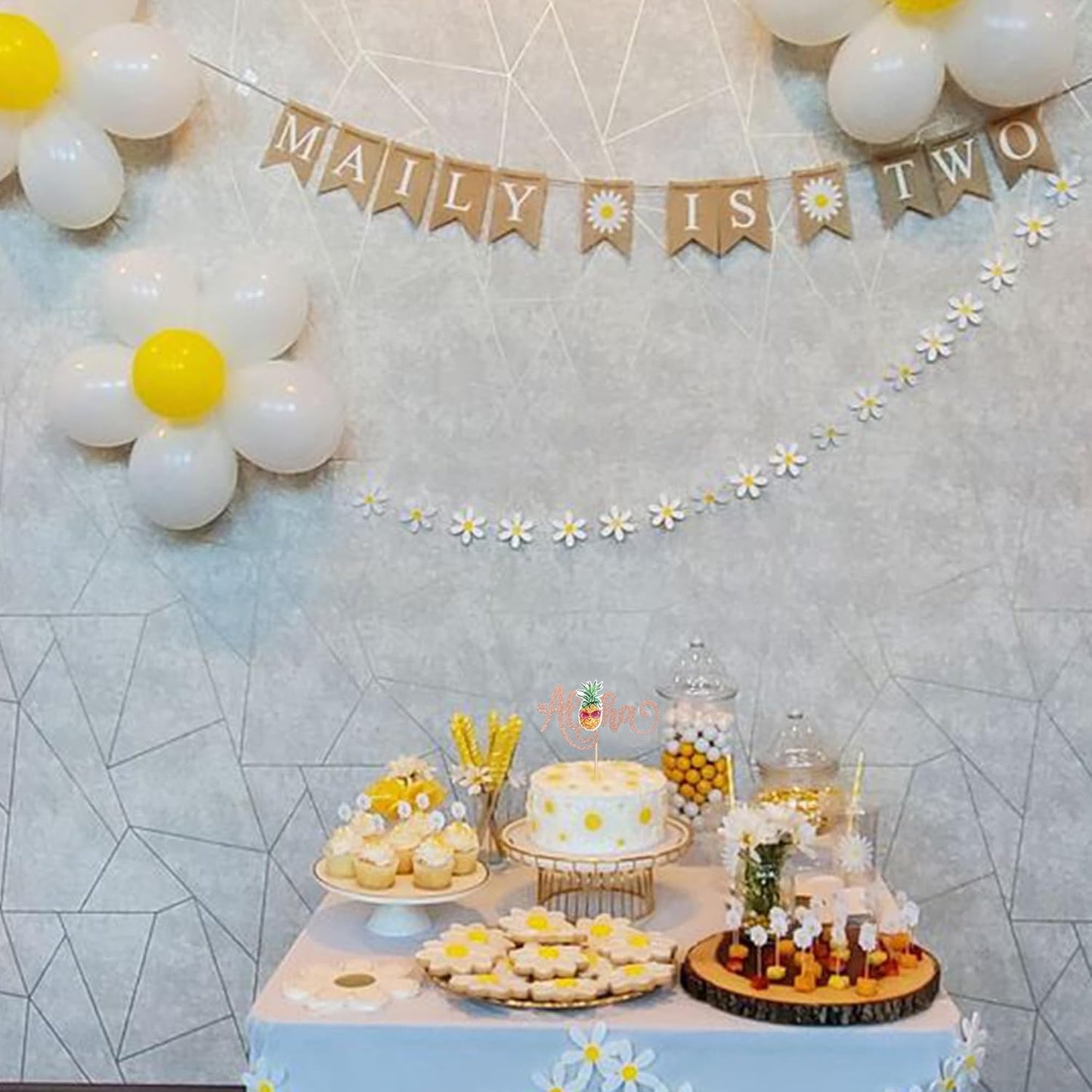 1 Pack Aloha Cake Topper Glitter Pineapple Summer Hawaiian Cake Pick Tropical Fruit Cake Decorations for Summer Baby Shower Aloha Hawaiian Theme Birthday Party Supplies Rosegold