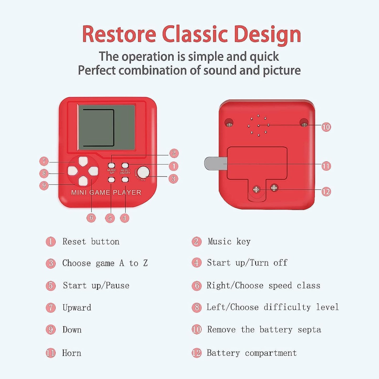 DJMUMU 12Pcs Video Game Birthday Party Favors Keychains for Kids Keychains for Backpacks, School Parties & Video Game Themed Events