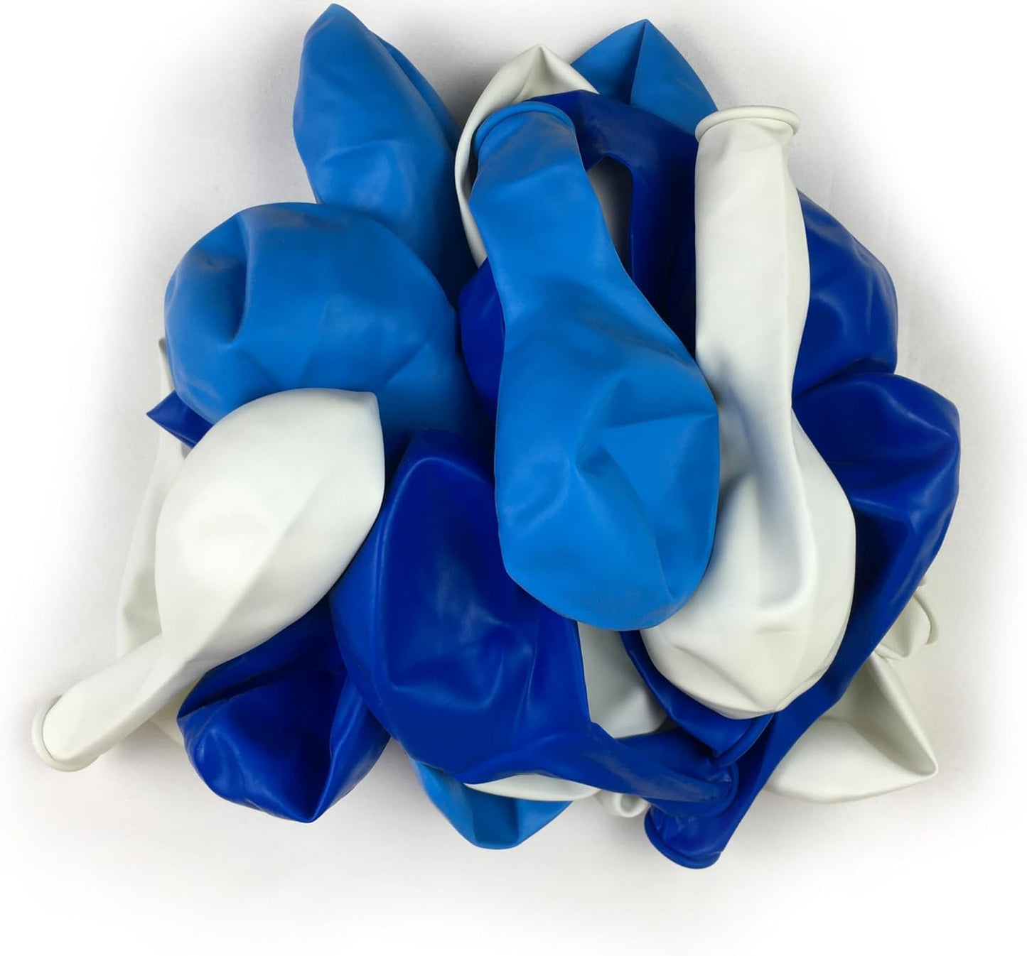 KADBANER White Blue Light Blue Balloons,100 Pack 12 Inch Latex Balloons