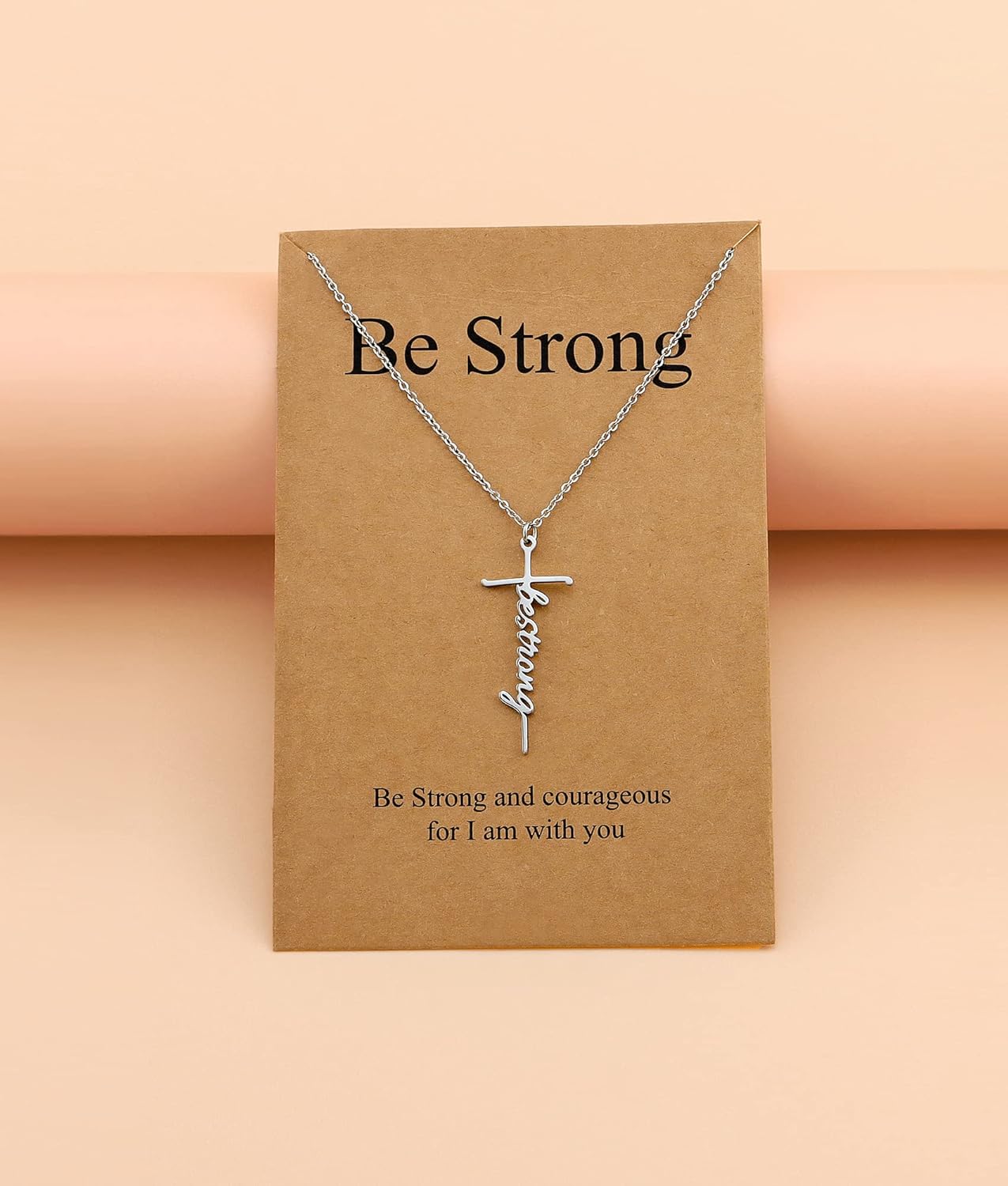 Lcherry Faith Cross Pendant Necklace for Women Religious Christian Jewelry Mother's Day Gifts for Women