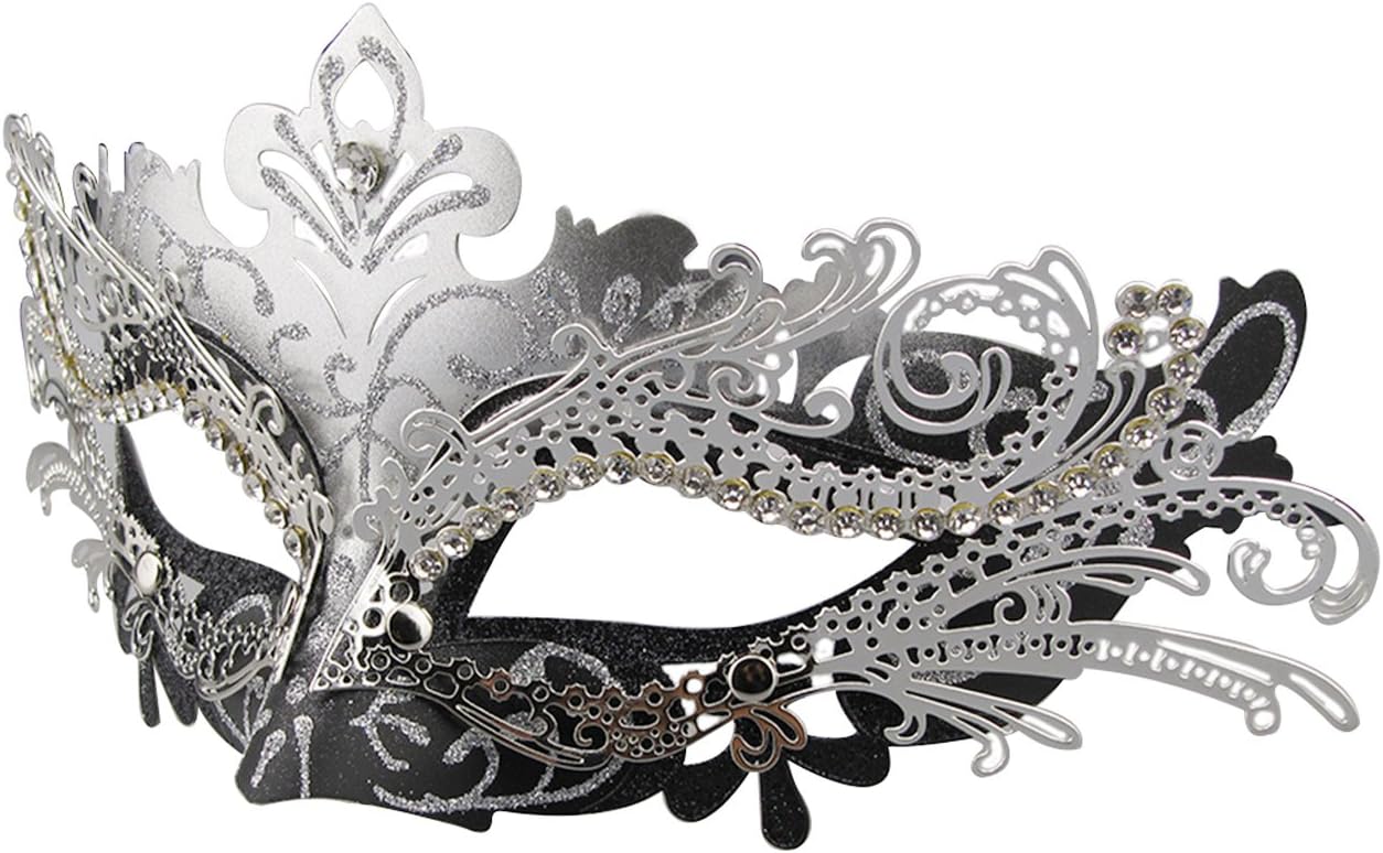 Coddsmz Couple Masquerade Mask Set - Venetian & Mardi Gras Mask for Women & Men