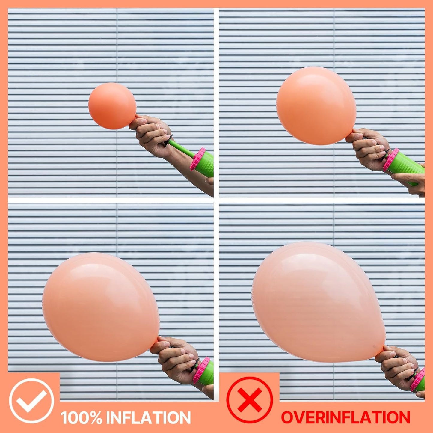 PartyWoo Peach Balloons 50pcs 12 Inch Light Orange Latex Helium Balloons for Wedding Baby Shower Bridal Shower Bachelorette Anniversary Engagement Graduation Birthday Party Decorations Orange-Y21