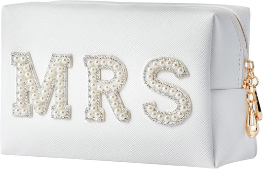 Bride To Be Gift Set - Makeup Bag, Slippers, Robe, Hair Clip - Wedding Gifts