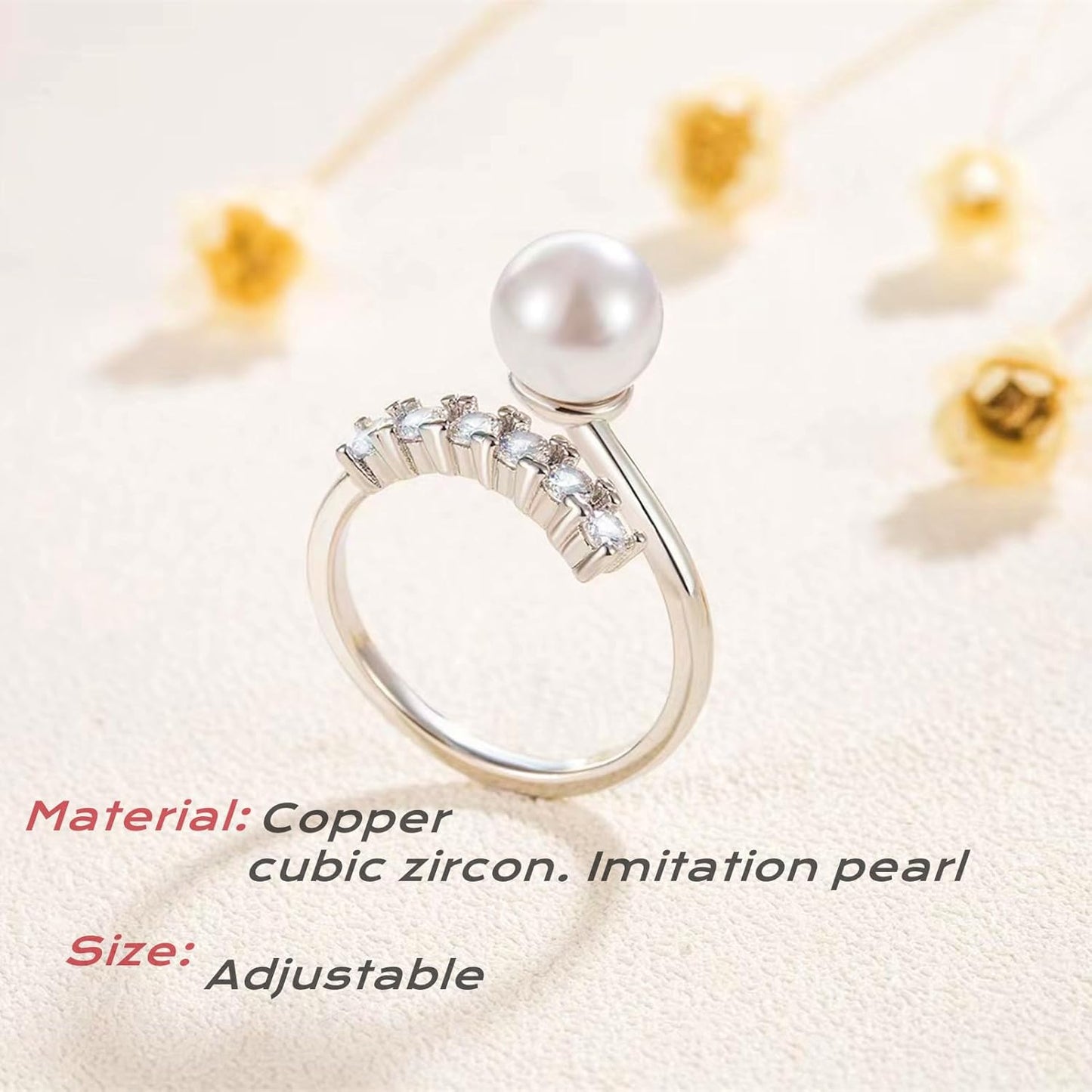 la luen Pearl Bride Wedding Jewelry Set Faux Pearls Crystal Rhinestone Necklace Earrings Bracelet Sets for Women Bridesmaid(3 PCS)