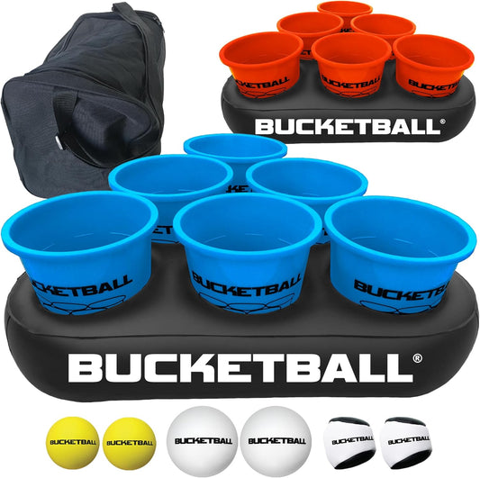 BucketBall | Original, Largest & Most Durable Brand | Supports USA Jobs | Ultimate Outdoor & Tailgate Game | Perfect for Beach, Pool, Lawn, Yard, Camping