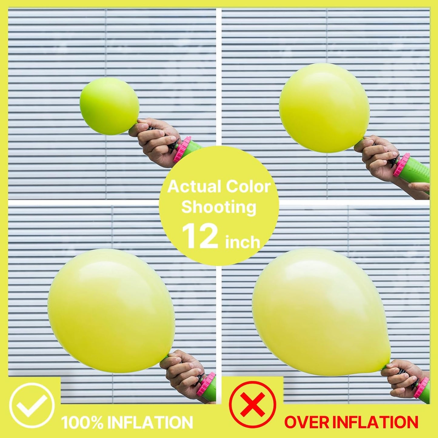 PartyWoo Lime Green Balloons 50 pcs 12 Inch Balloons for Graduation Halloween Safari Jungle Dinosaur Baby Shower Birthday Summer Party Decorations Green-Y8