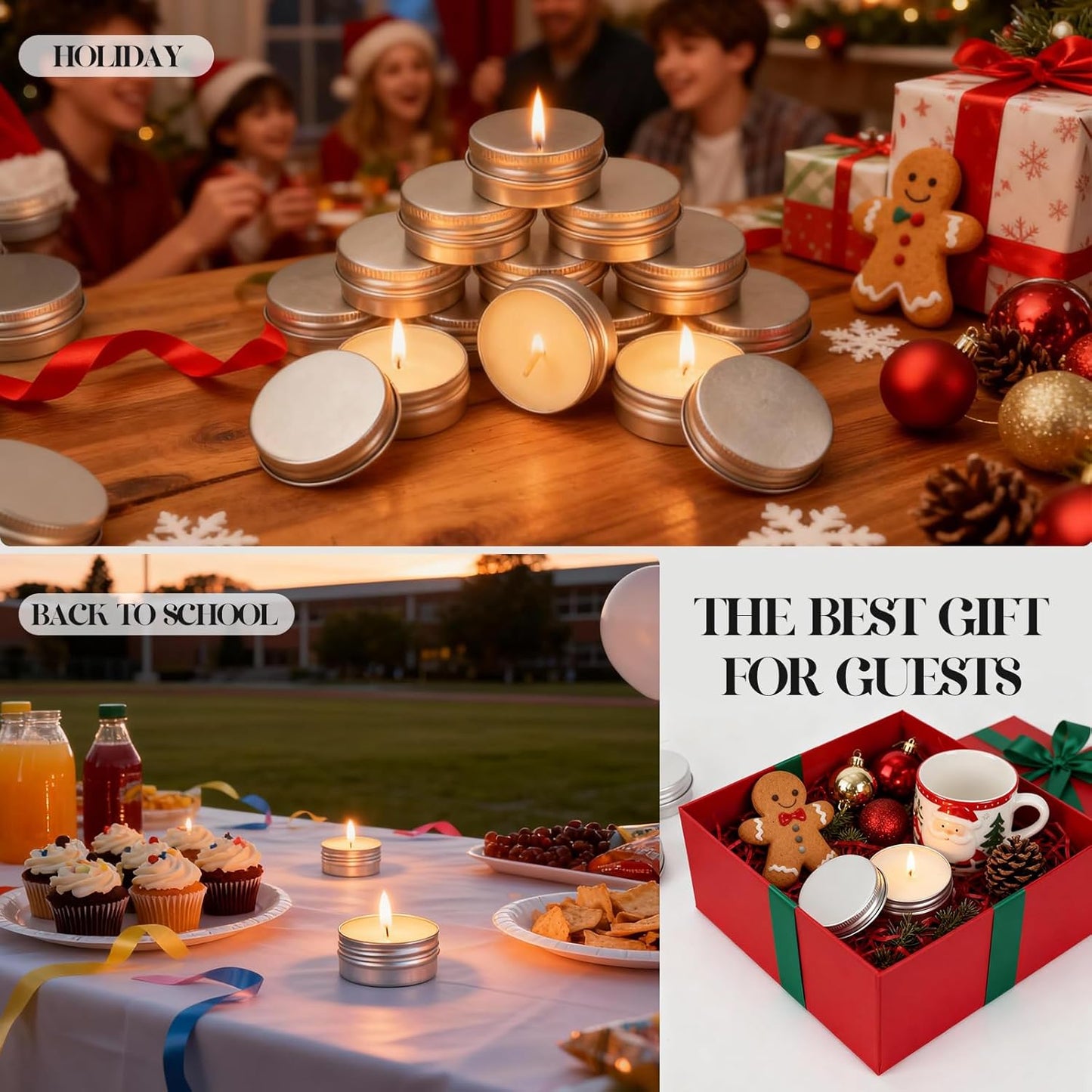 100 Pcs 1 Oz Mini Vanilla Scented Soy Candle Set,Wedding Favors for Guests Bulk 100,The Quantity of Multiple Sets Meets Your Needs for Wedding and Party Gifts and Party Favors.