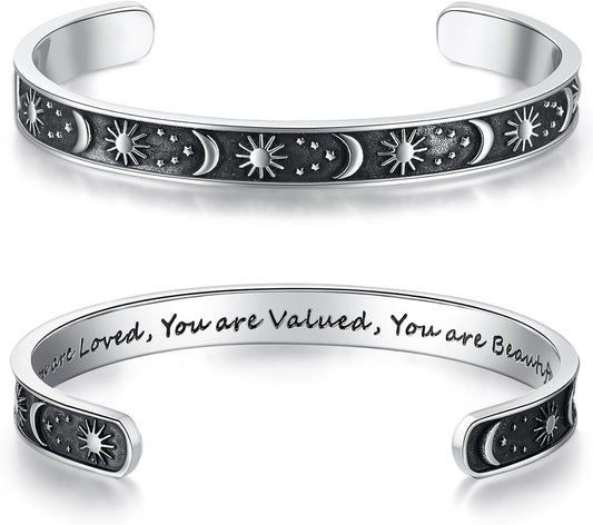 SAM & LORI Personal Bracelets for Teens/Women-Inspirational Jewelry Gifts (Various Designs) for Daughter/Sister/Mom/Friends-Adjustable Bracelet in a Pretty Gift Box