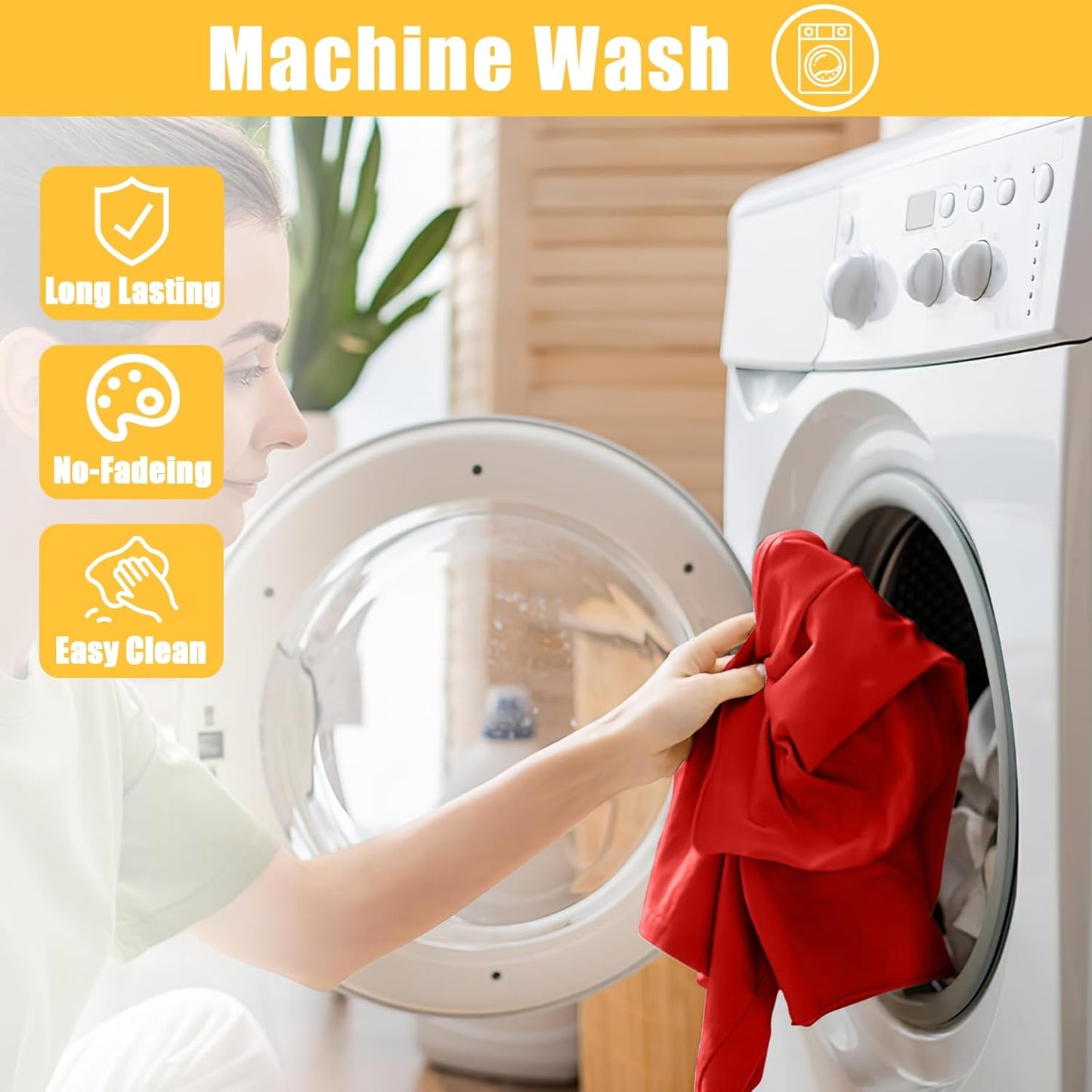 Rectangle Table Cloth, Waterproof Elastic Fitted Tablecloth for 4 Foot Folding Tables, Washable Polyester Tablecloths for Picnic, Camping, Outdoor (Red, 24"x48")