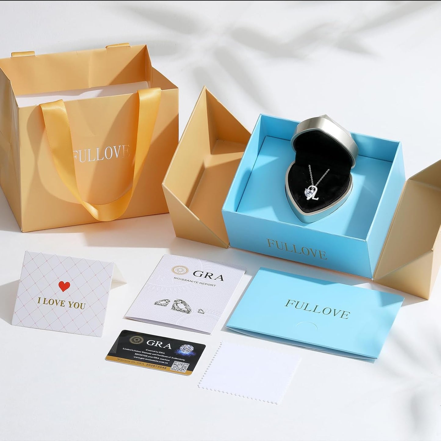 ForeverLove Heart Necklaces for Women, 4-2 Carats Heartshap Moissanite, Silver Pendant Jewelry, Anniversary Birthday Gifts for Wife, Girlfriend, Daughter, Mom