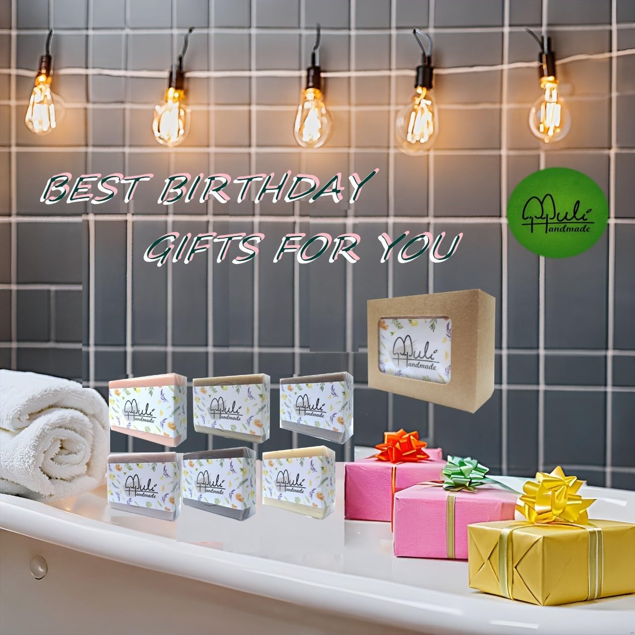 Natural Handemade Bar Soap for Men and Women with Essential oils, Scented Bar Soaps for Bath, Fragrance Regular Use Gift Set (Pack of 1) Artemisia Argy