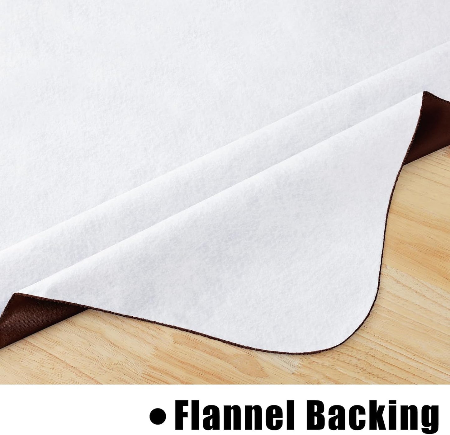 homing Rectangle Vinyl Tablecloth, Waterproof Spillproof Plastic Flannel Backed Table Cloth, Wipe Clean Table Cover for Dining, Buffet Parties and Camping (Coffee, 54" x 78")