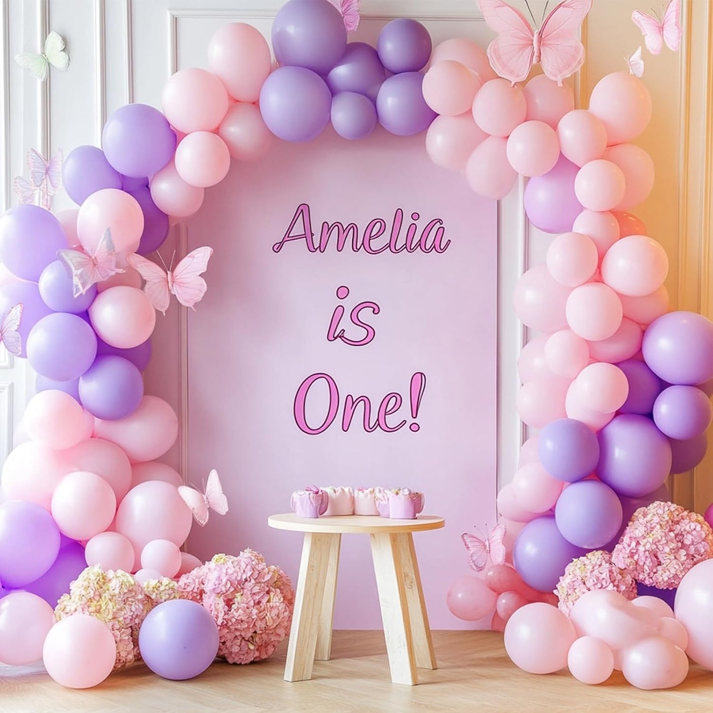 RUBFAC 120pcs Pastel Purple Latex Balloons 12 Inch Lavender Matte Light Purple Balloons for Birthday Baby Shower Graduation Anniversary Wedding Party Supplies Garland Arch Decoration