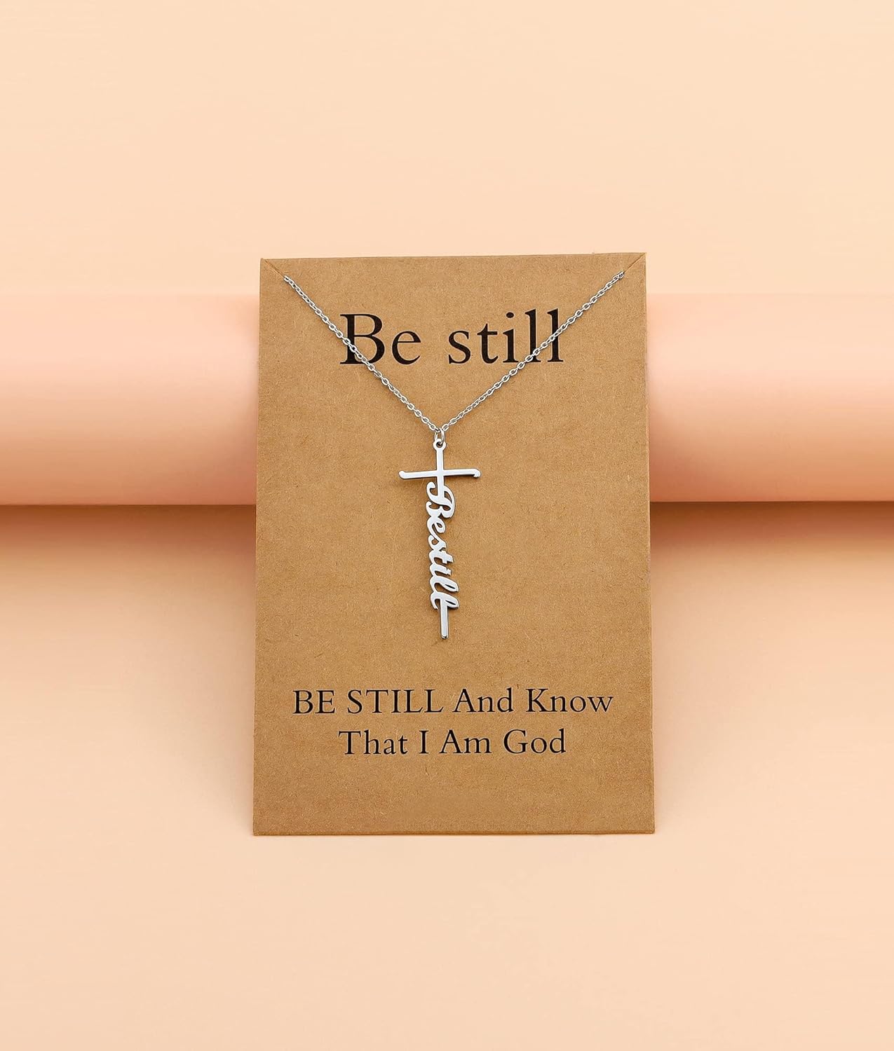 Lcherry Faith Cross Pendant Necklace for Women Religious Christian Jewelry Mother's Day Gifts for Women