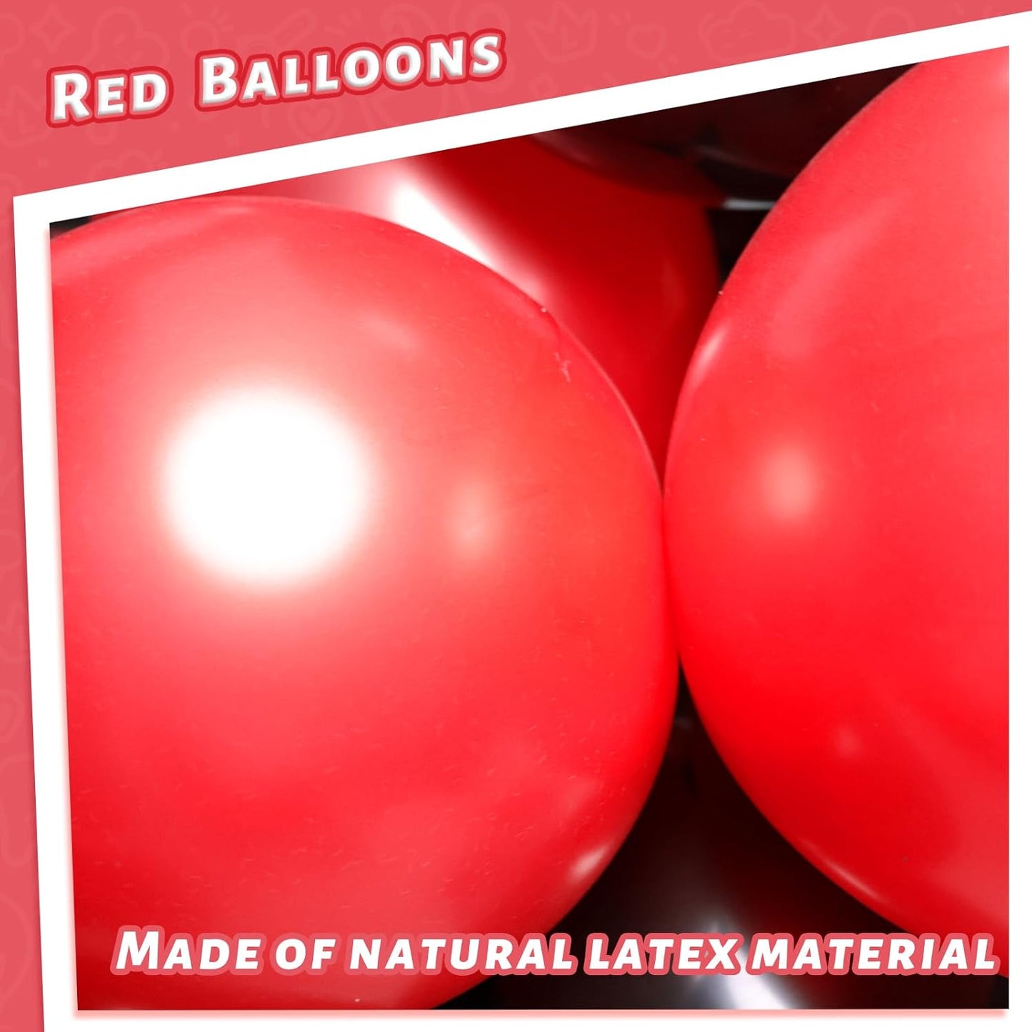 LovesTown 15PCS Party Balloons, 18inch Red Latex Balloons Balloon Garland Arch for Birthday Wedding Engagement Graduation Anniversary Party Decor