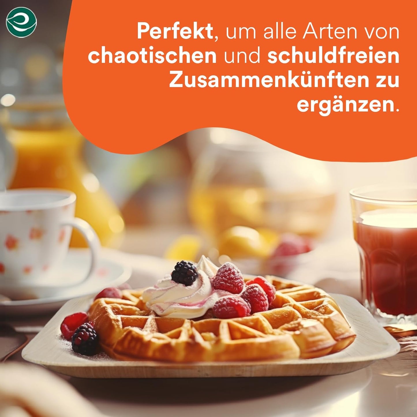 ECO SOUL Compostable 8 Inch Palm Leaf Square Plates (50 Count) Like Bamboo Plates | Biodegradable | Eco-Friendly, Microwave & Oven Safe