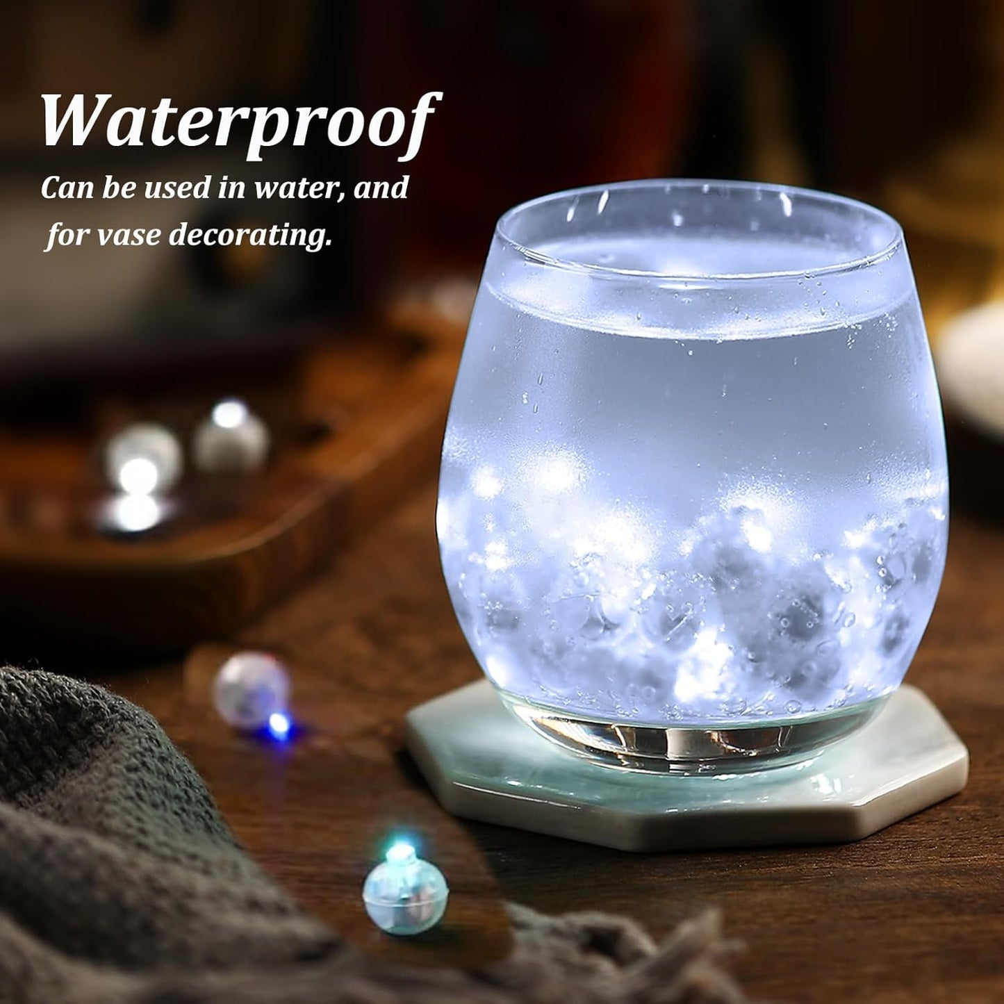 AIKEI 200pcs LED Balloon Lights,Mini Balls Lights,Long Standby Time Party Lamps,Waterproof for Paper Lantern,Easter Eggs Decor, Halloween Wedding Birthday Party Decoration (White+Warm White, 200pcs)