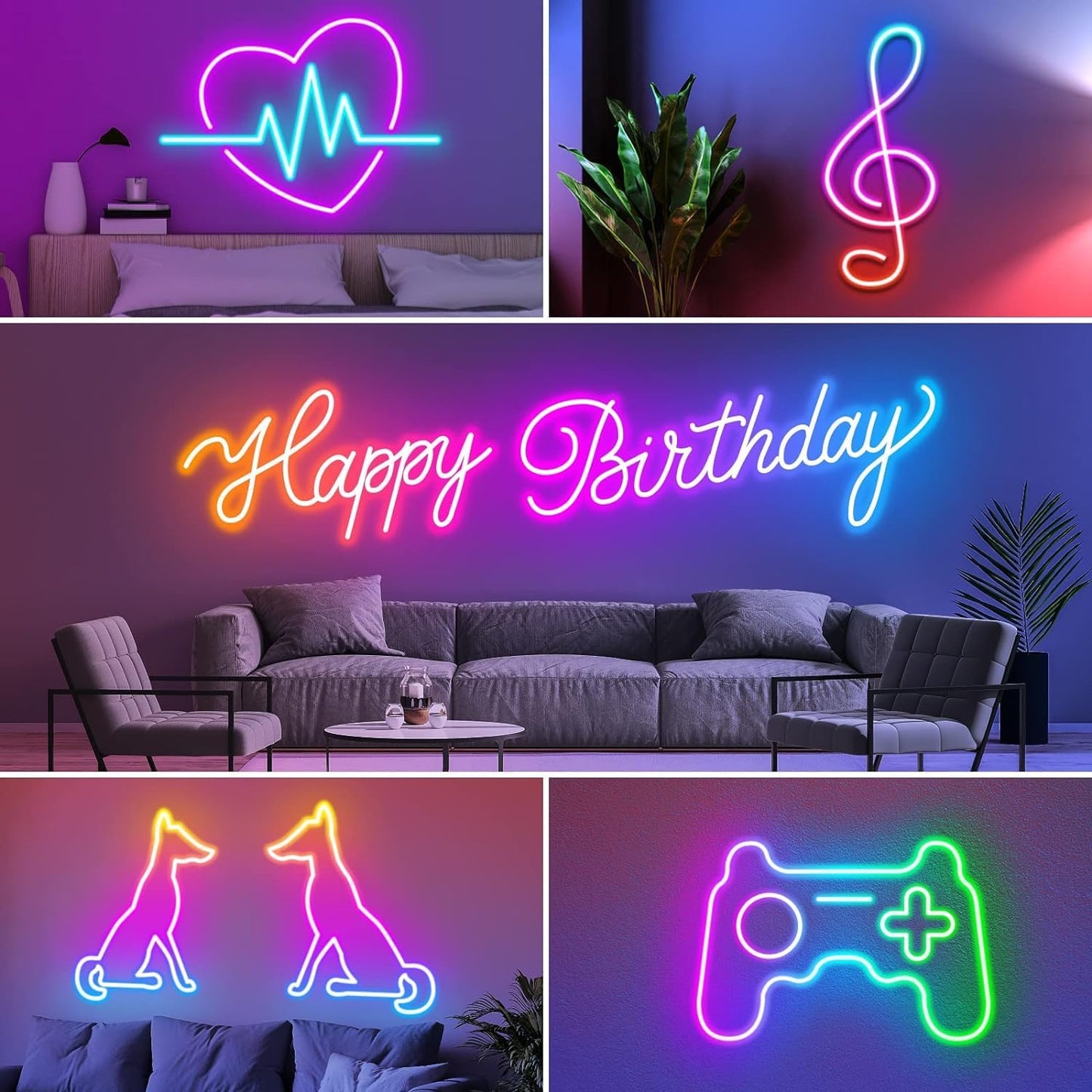 SINLEY Led Neon Rope Lights 150FT,Control with App/Remote,Flexible Led Rope Lights,Multiple Modes,IP68 Outdoor RGB Neon Lights Waterproof,Music Sync Gaming Led Strip Lights for Bedroom Indoor