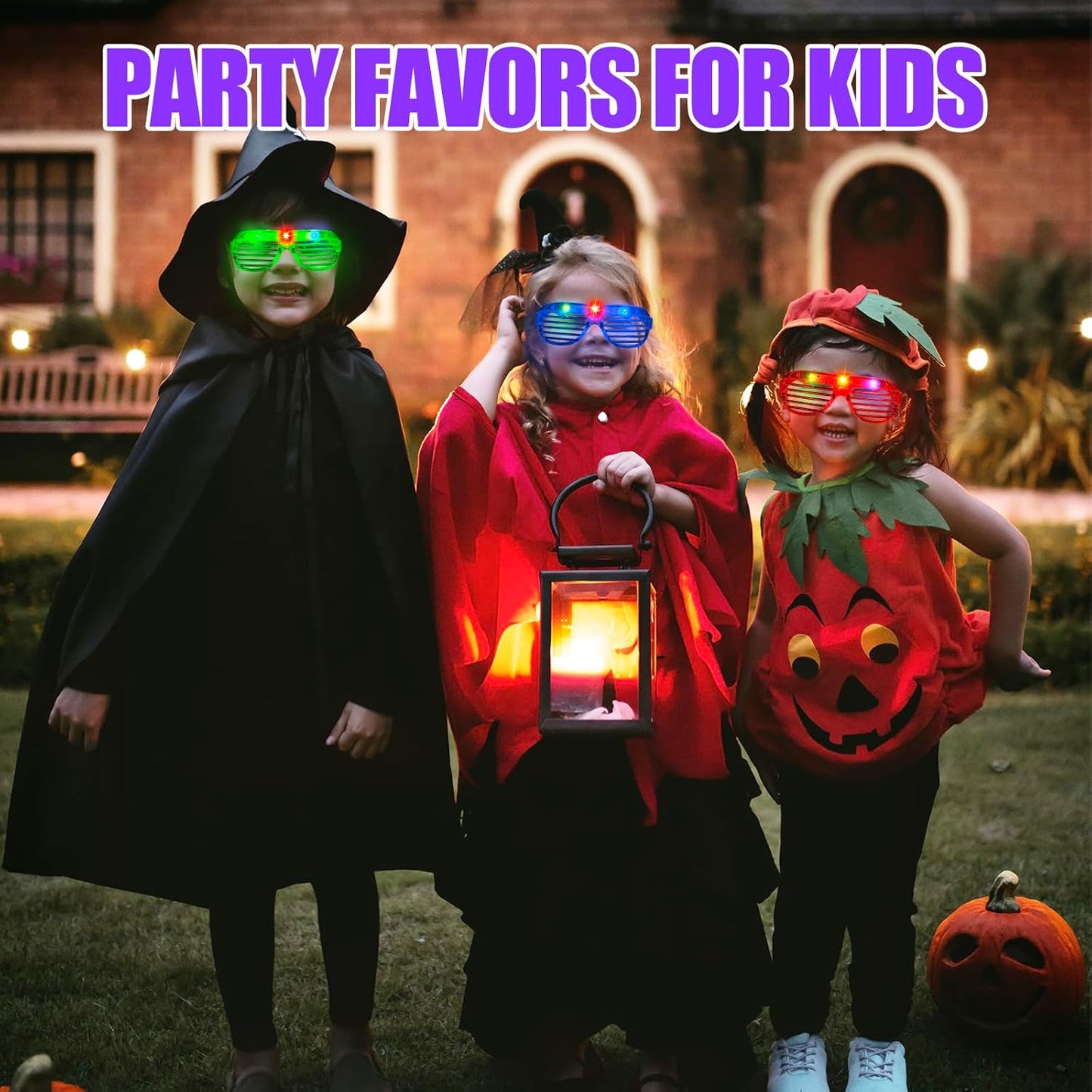 20 PCS LED Glasses, 6 Neon Color Led Glasses, Glow in The Dark Party, Neon Party Supplies for Kids Adults Birthday Wedding New Year Glow Toys Party Halloween