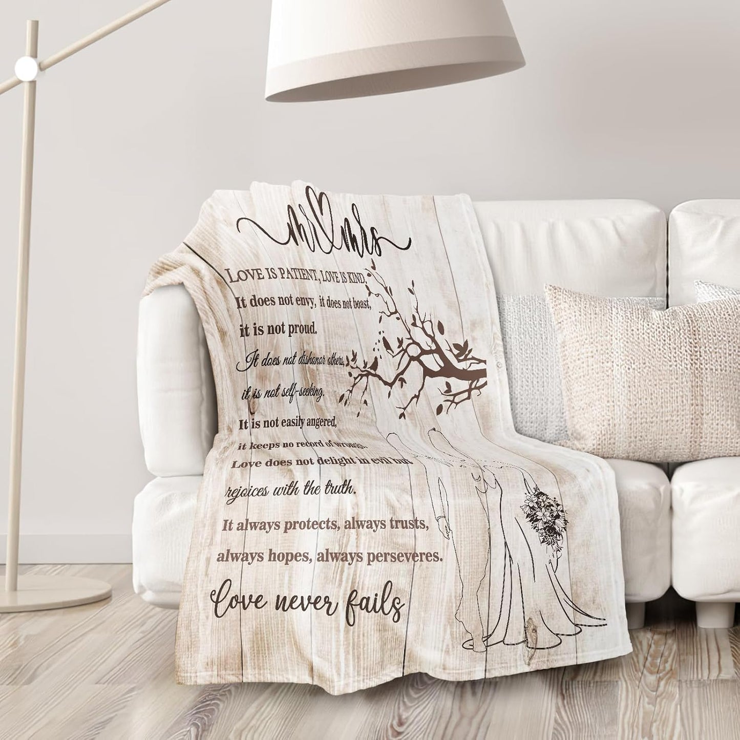 Wedding Gifts for Couples 2025 Soft Blanket, Bridal Shower Gifts for Bride to Be, Anniversary Romantic Gifts for Her, Wedding Gifts for Newlyweds Wedding Throw Blanket 60 * 80