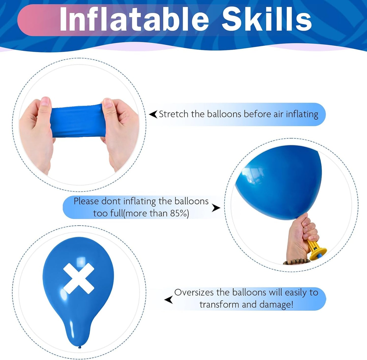 Blue Purple Balloons 60 Pcs 12 Inch Pink Light Purple Peacock Blue Latex Party Balloons for Kid Cartoon Theme Birthday Baby Shower Party Decorations Supplies