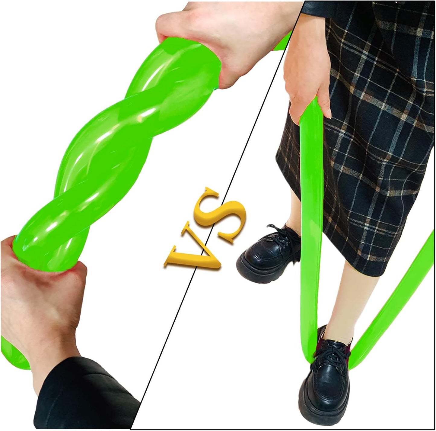 Green 260 Balloons for Twisting Balloon Animal, Long Skinny Green Balloons for Modelling, Green Magic Balloon Animal Kit for Weddings Birthdays Party Decorations,100Pcs (Green)