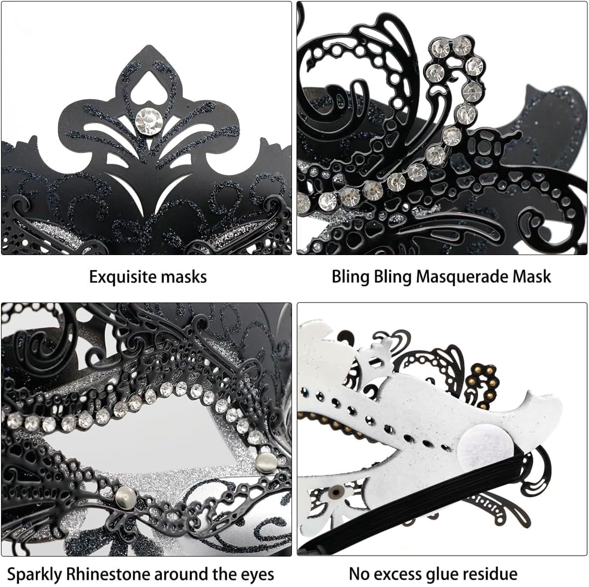Coddsmz Masquerade Mask Venetian Masks Mardi Gras Mask Prom Ball Costume Mask Wedding Halloween Christmas Party Mask