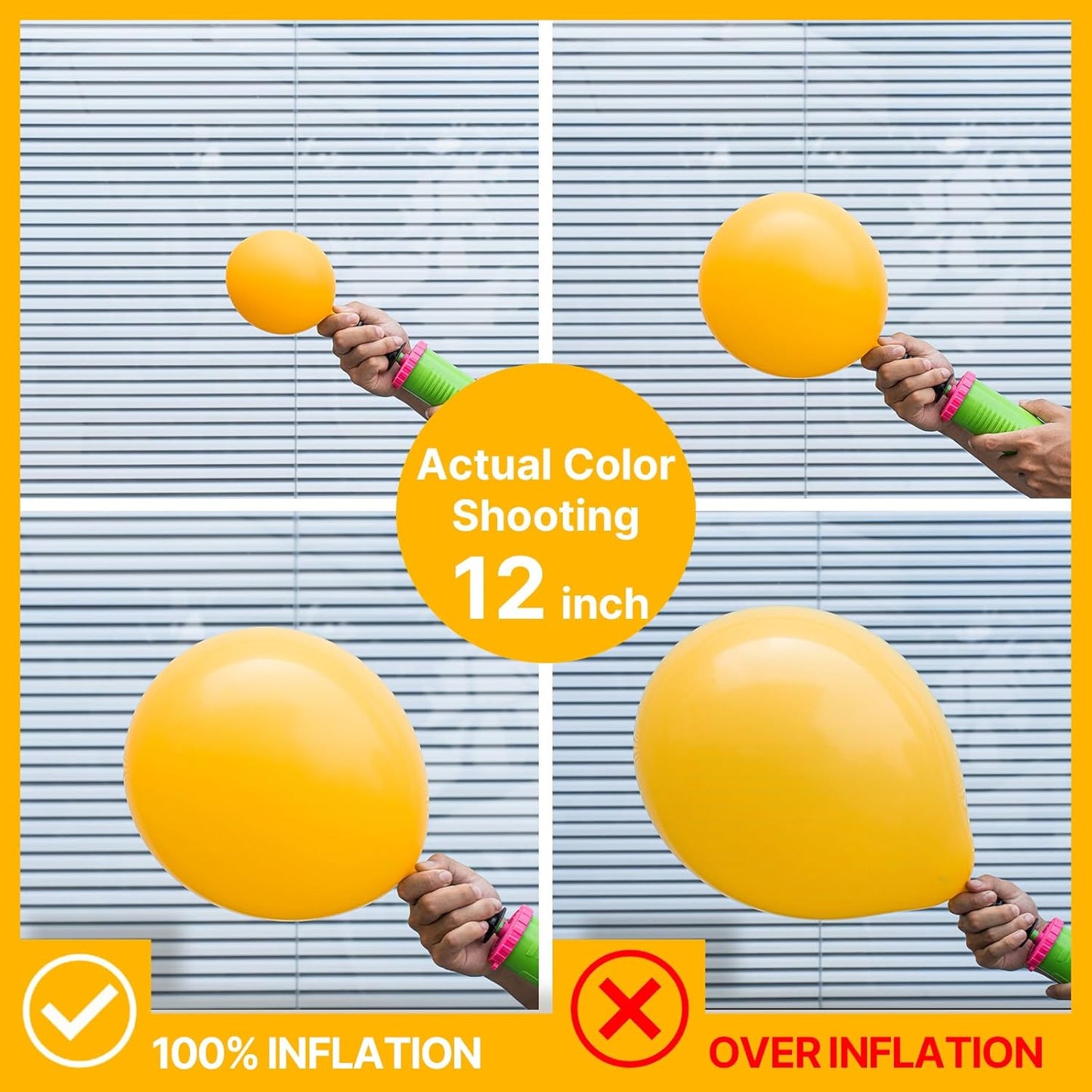 PartyWoo Mustard Yellow Balloons 50pcs 12 Inch Yellow Fall Balloons for Birthday Graduation Gender Reveal Engagement Baby Shower Bee Summer Sunflower Little Cutie Lemon Party Decorations Yellow-Y10