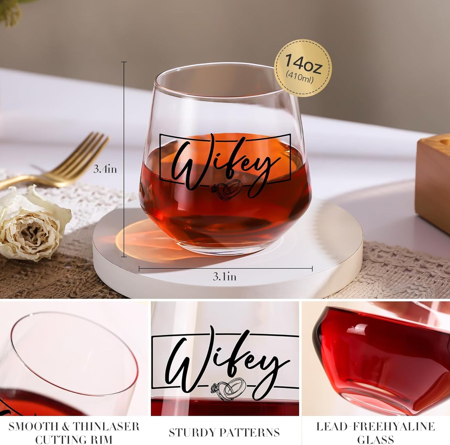 Christmas Wedding Gifts for Couples 2025, Hubby and Wifey Memory Wooden Box Set, Bridal Shower Gift, His and Hers Gift, Anniversary or Christmas Gifts for Bride and Groom