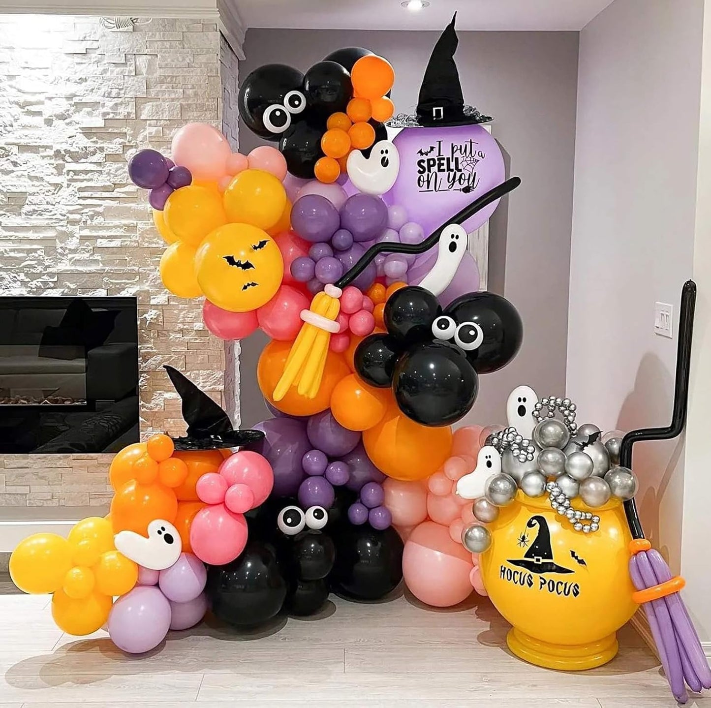 KALOR 12 Inch Orange Balloons, 50 Pcs Latex Helium Balloons for Kid's Birthday Party, Baby Shower, Wedding, Graduate Party Decorations