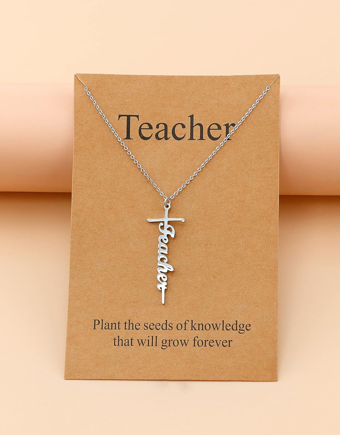 Lcherry Faith Cross Pendant Necklace for Women Religious Christian Jewelry Mother's Day Gifts for Women