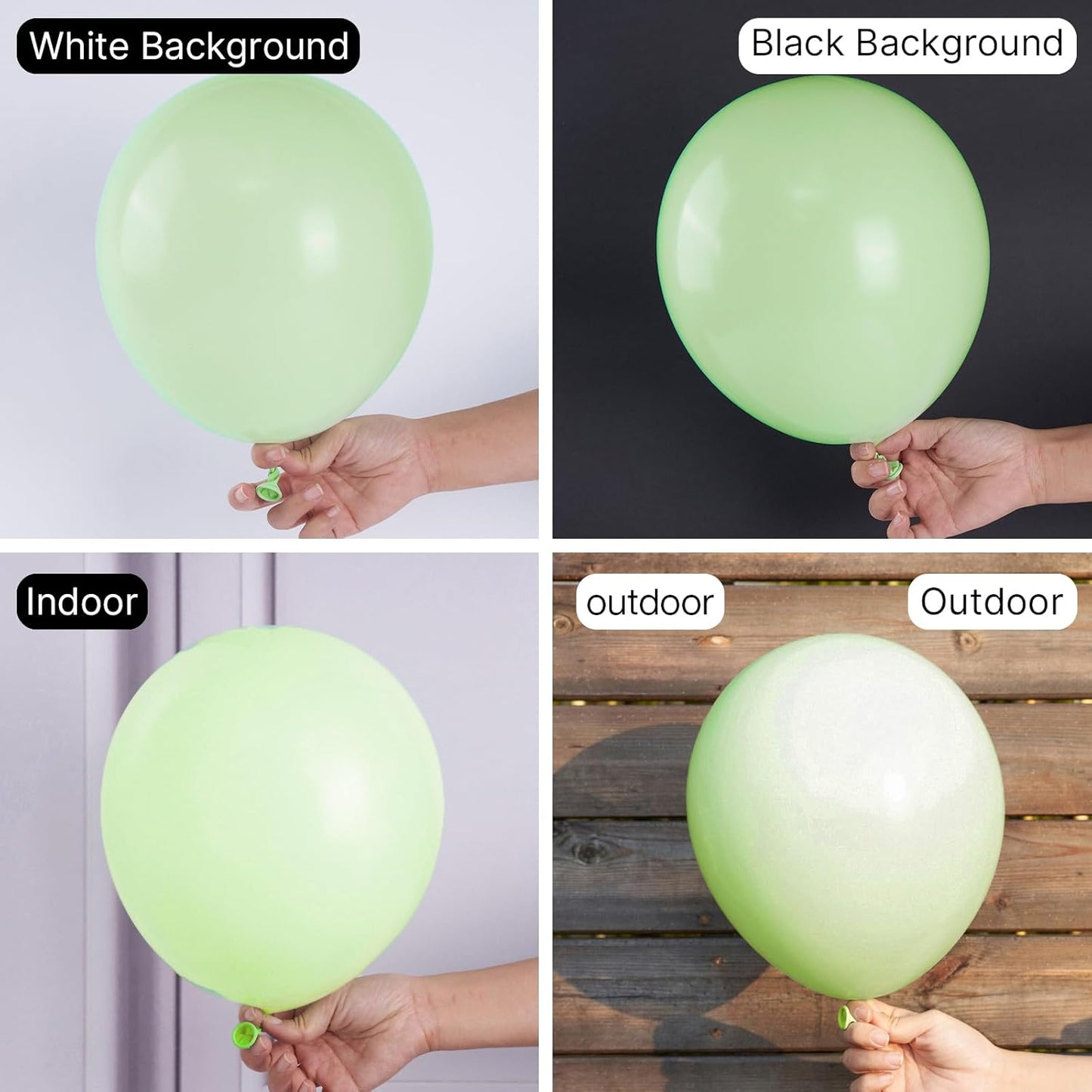 PartyWoo Mint Green Balloons 50pcs 12 Inch Pastel Light Green Balloons for Birthday Baby Shower Wedding Anniversary Summer Graduation Party Decorations Green-Q16