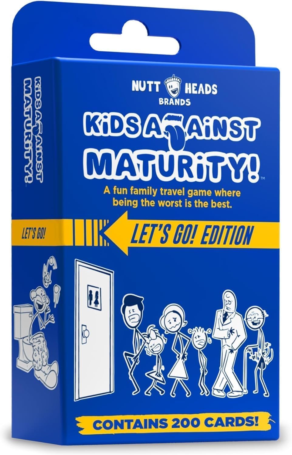 Kids Against Maturity: Card Game for Kids and Family, Super Fun Hilarious for Family Party Game Night, (Let's Go Edition)