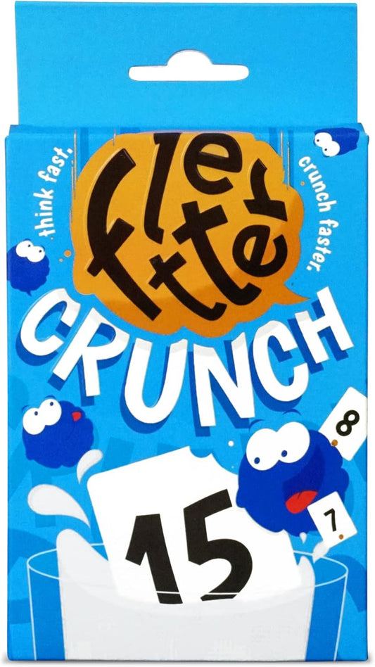 Card Game - Fletter Crunch, Christmas Stocking Stuffers, Educational Card Games for Kids, Fast-paced Fun for Family Game Night, Math, Addition & Subtraction, Gifts for Kids Ages 8, 9, 10 Years