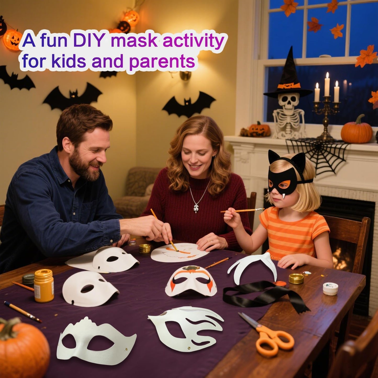 15 PCS DIY White Masquerade Masks DIY Paper Blank Half Face Mask Craft Art Plain Paintable Mardi Gras Masks Halloween Party Mask