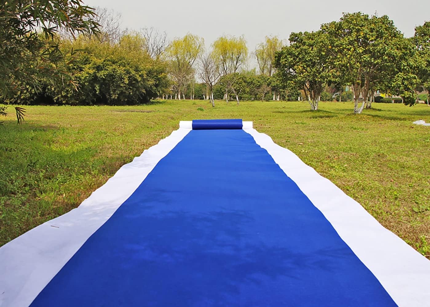 Royal Blue Aisle Runners Wedding Accessories Aisle Runner Carpet Rugs for Step and Repeat Display, Ceremony Parties and Events Indoor or Outdoor Decoration 36 Inch Wide x50 feet Long