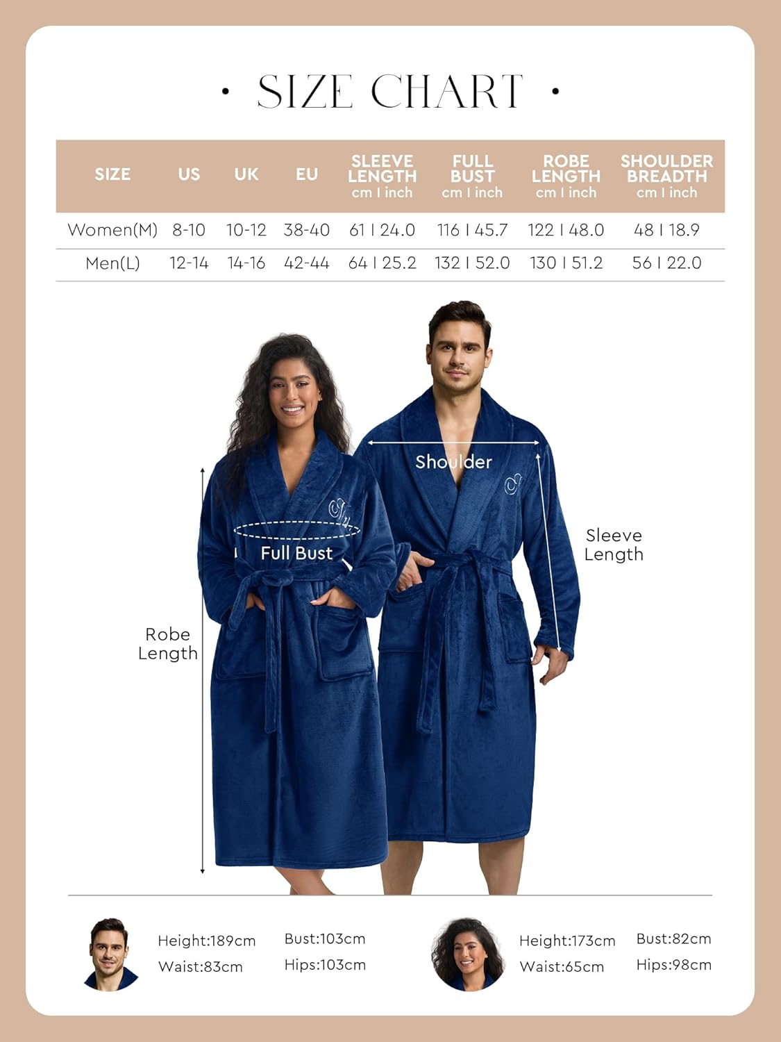 AW BRIDAL 2Pcs Mr and Mrs Robes for Couples Fleece, Matching Long Hooded Robes for Men Women, His and Hers Wedding Gifts