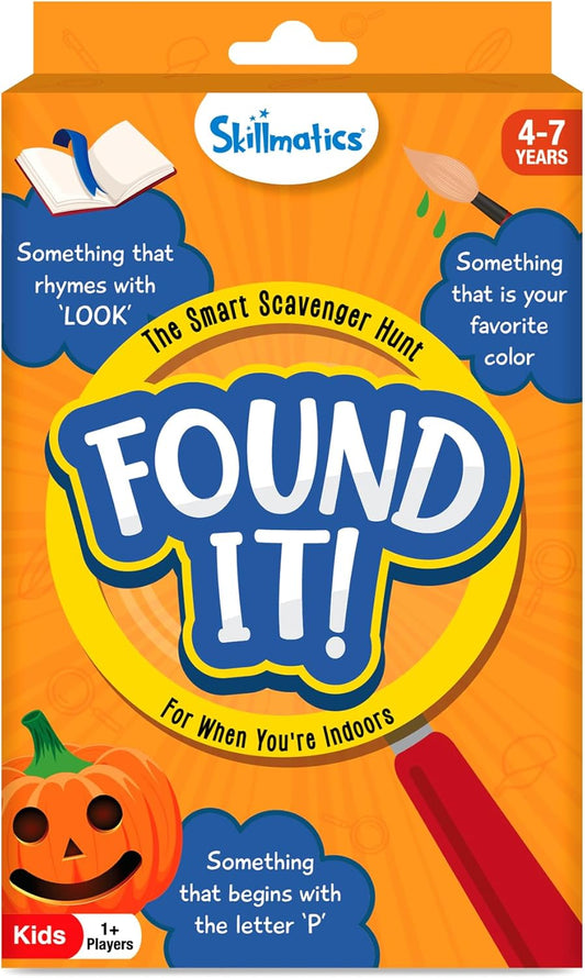 Skillmatics Scavenger Hunt Card Game - Found It, Educational Toys, Perfect for Home, School, Christmas Stocking Stuffers, Travel, Playdates & Party, Gifts for Families & Kids of Ages 4, 5, 6, 7