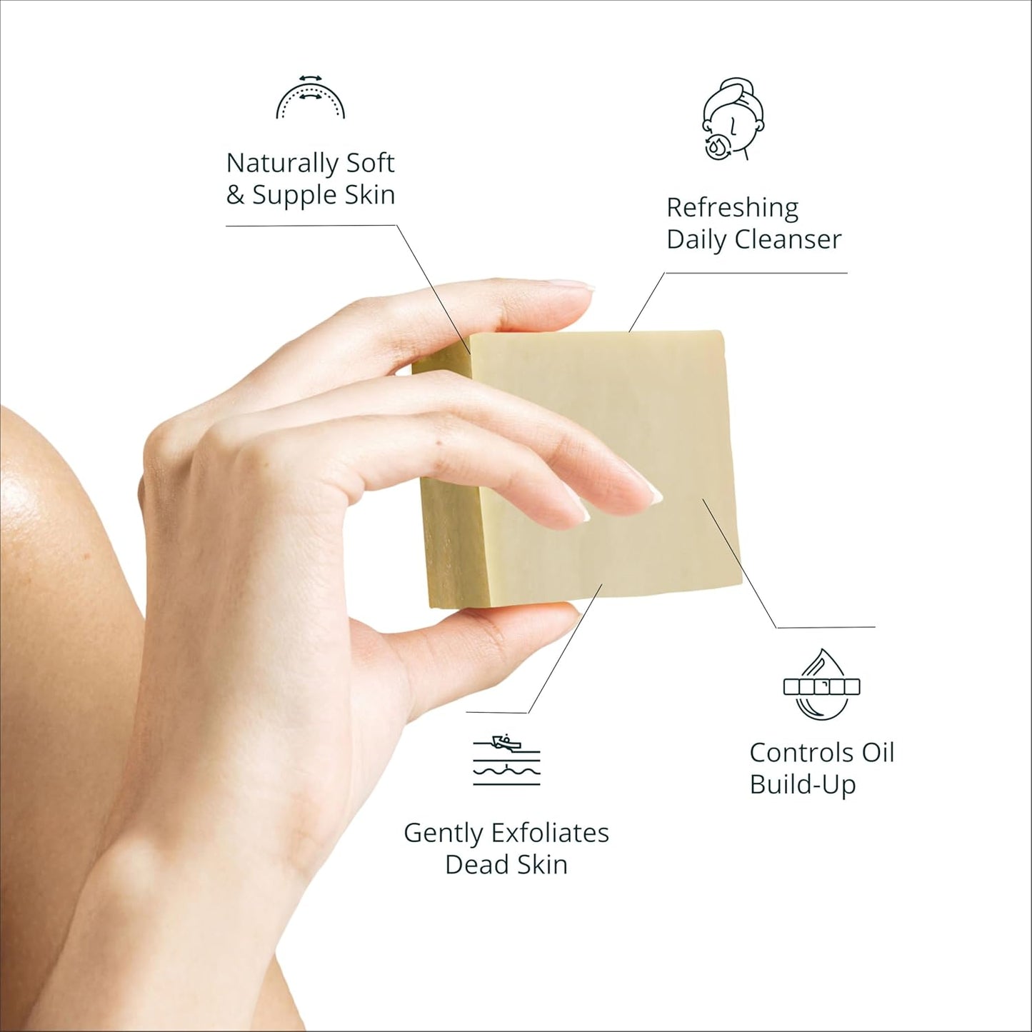 100% Natural Bar Soap w/Organic Ingredients, Vegan Soap, Moisturizing, Handmade, Scented w/Premium Essential Oils, Body Soap Bars for Women & Men