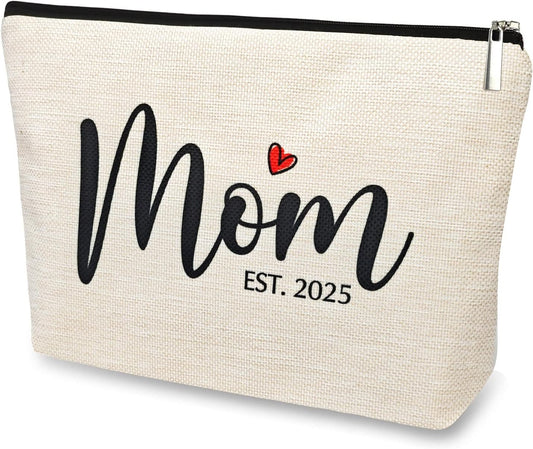 DJOLY Mothers Day Birthday Gifts for Mom Women, Best New Mom Gifts for Birthday from Daughters Mama Bag, Mom To Be Gift, Pregnancy Gifts for Expecting Mom Essentials Mommy Makeup Bag, Cosmetic Pouch