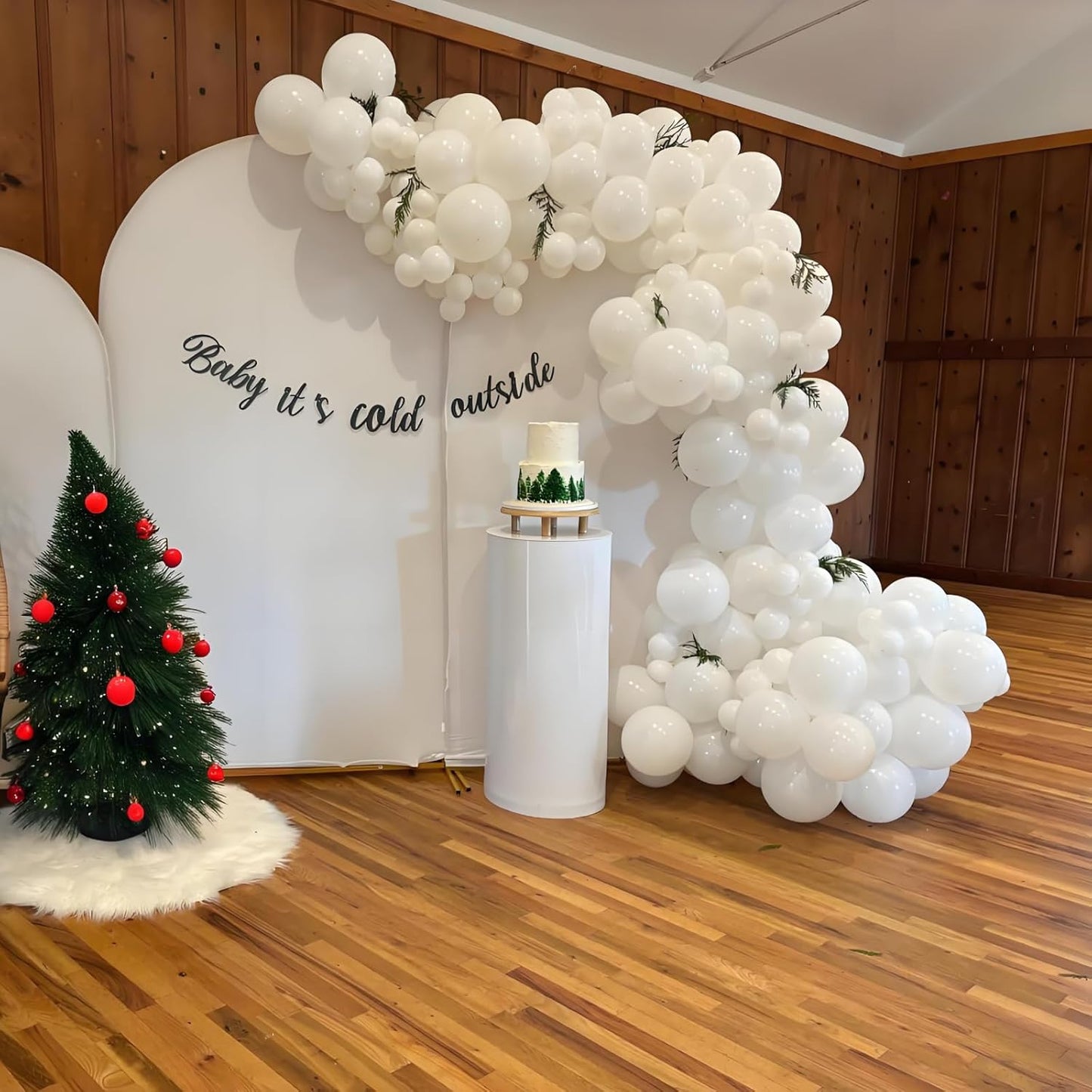 White Balloons, 150 pcs Different Sizes Pack of 18 Inch 12 Inch 10 Inch 5 Inch Matte White Latex Balloons for Balloon Garland Balloon Arch as Birthday Party Wedding Decorations