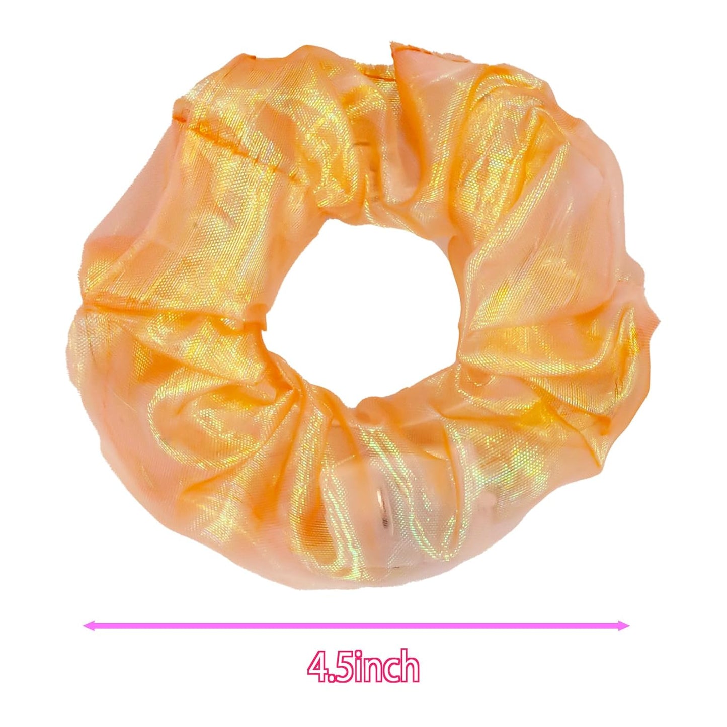 12 Pcs LED Scrunchies 3 Light Modes Elastic Glow Hair Ties Suitable for Neon Parties Light up Hair Scrunchies for Women