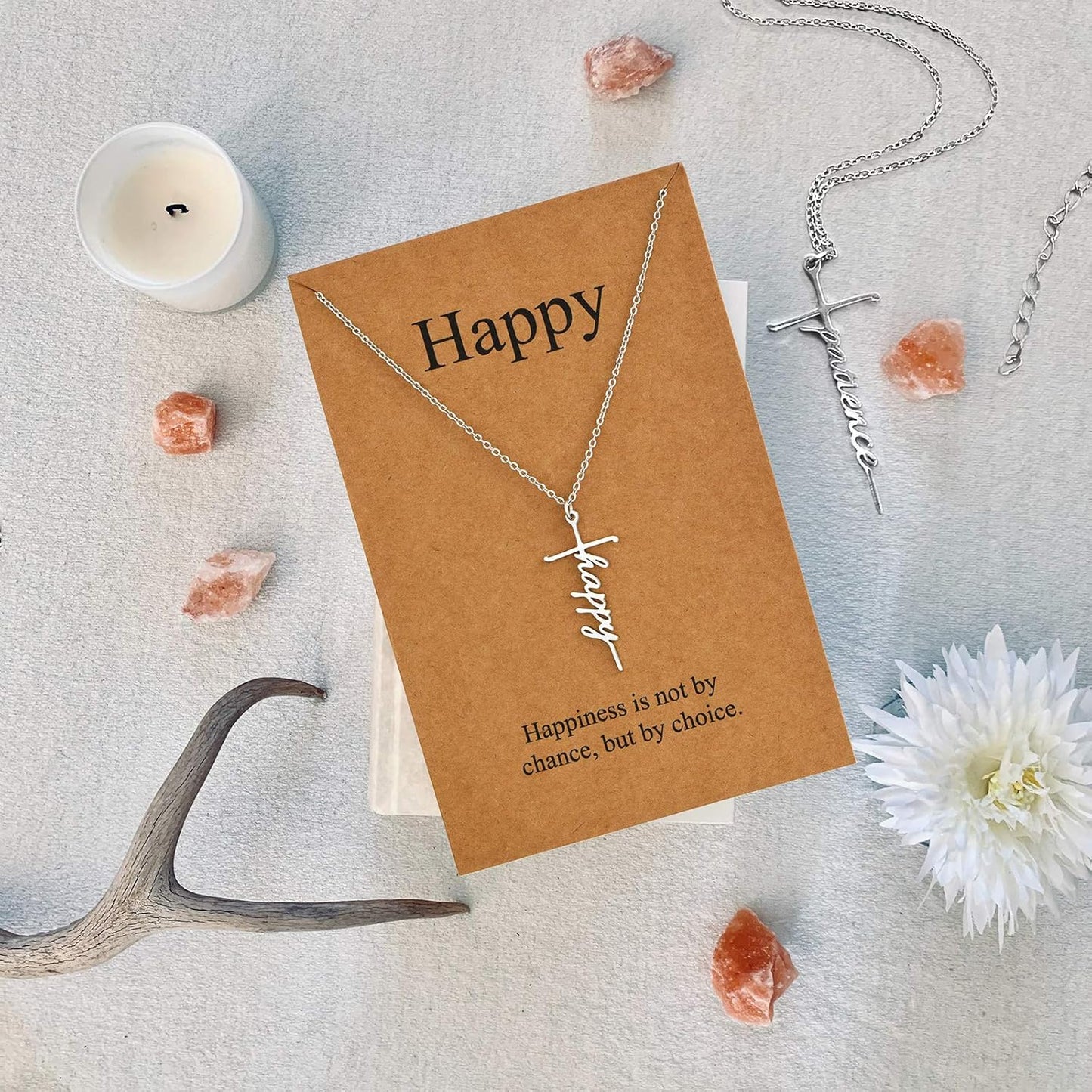 Lcherry Faith Cross Pendant Necklace for Women Religious Christian Jewelry Mother's Day Gifts for Women