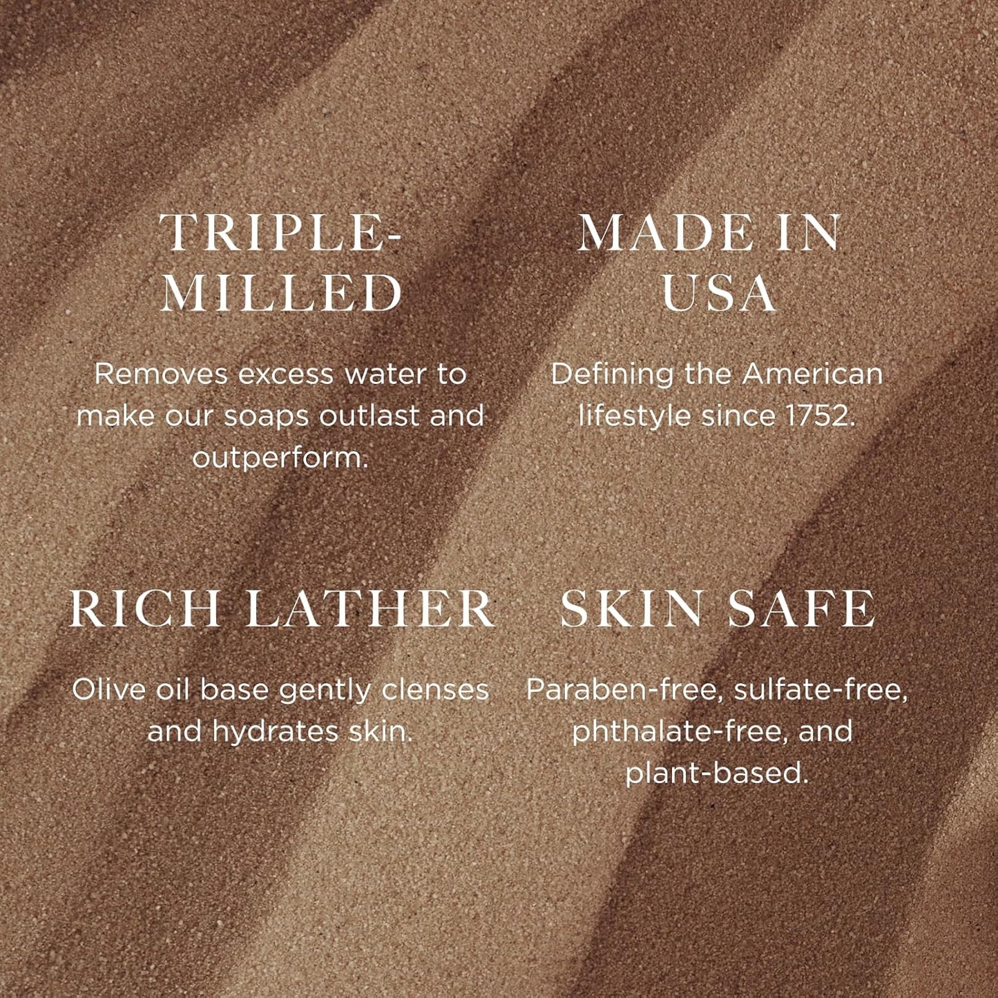 Caswell-Massey RÒS Natural Bar Soap for Men, Moisturizing Body Soap Bar for All Skin Types, Made with Essential Oils & Plant-Based Formula for Soft Skin, Made in USA, 5.8 oz